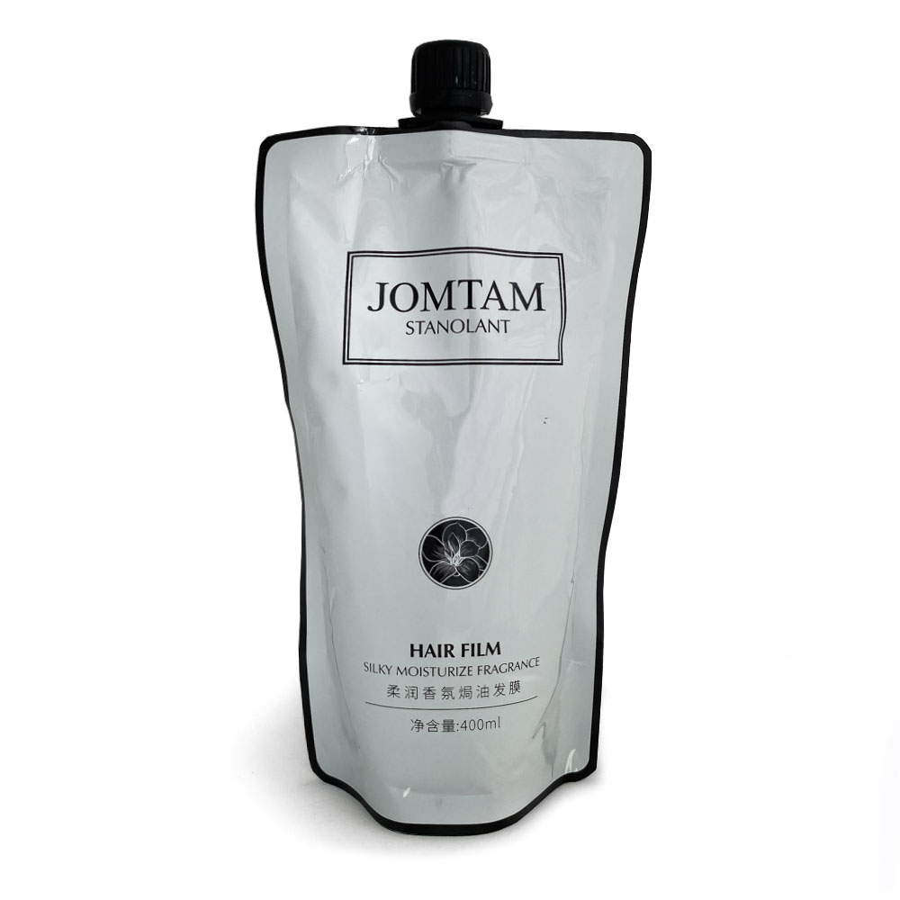 Jomtam Бальзам для поврежденных волос Silky Moisturize Fragrance Hair Film с протеинами шелка и маслом оливы, 400 мл.