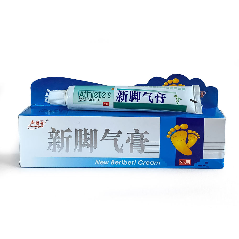 Фитокрем от грибка и потливости ног New Beriberi Cream Xuanfutang, 25 гр.
